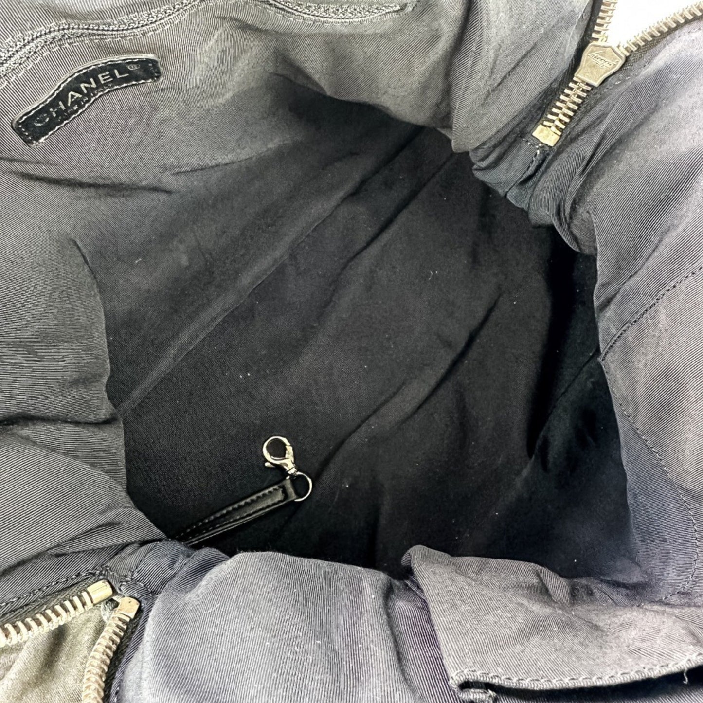 Chanel Coco Mark Matelasse Tote Bag Black