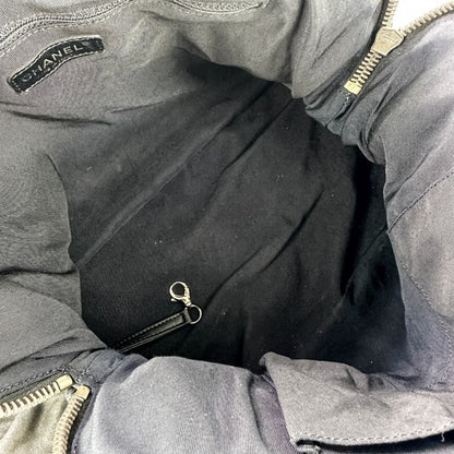 Chanel Coco Mark Matelasse Tote Bag Black