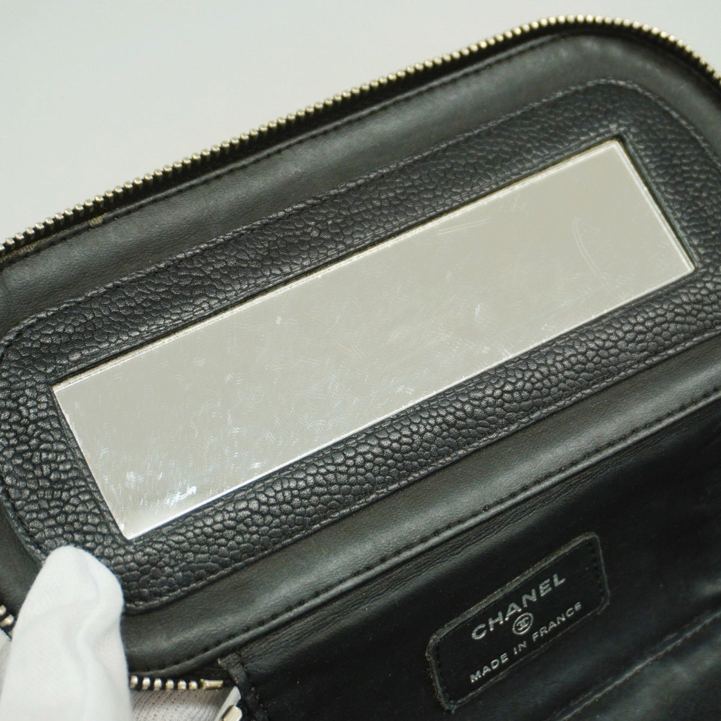 Chanel Pouch Caviar Skin Black