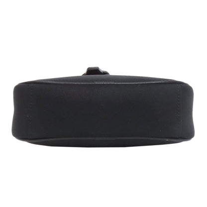 Burberry Nova Check Shoulder Bag Nylon Canvas Leather