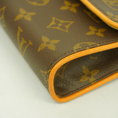 Louis Vuitton Monogram Pochette Florentine Waist Bag M51855 Brown