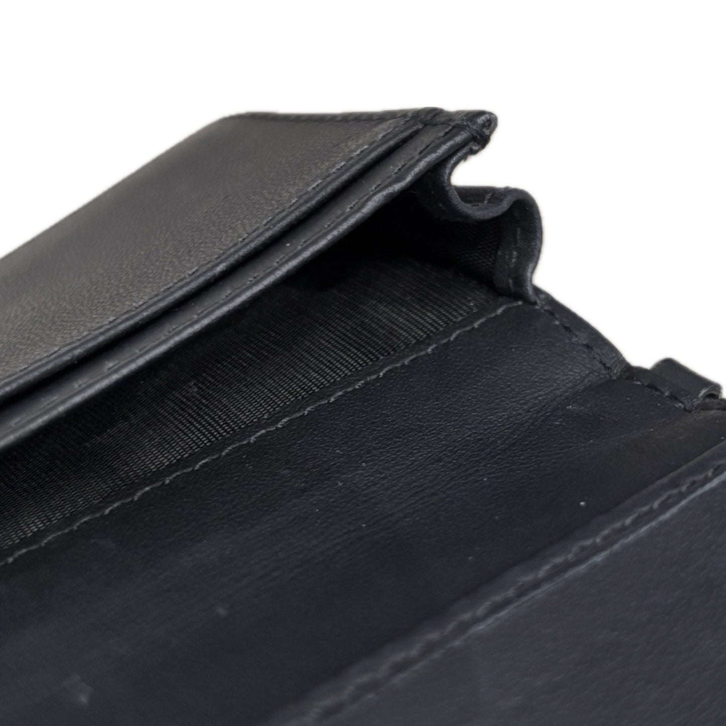 Leather Christian Dior Card Case