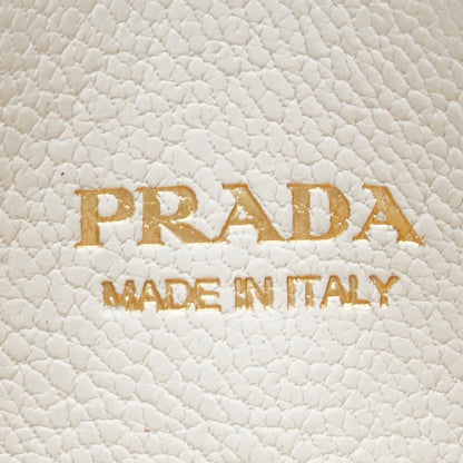Prada Card Case White Leather