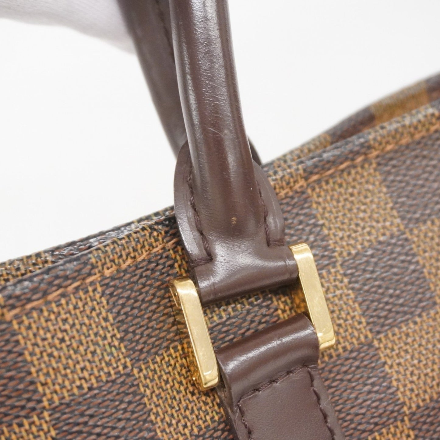 Louis Vuitton Damier Sac Plat Tote Bag N51140 Ebene