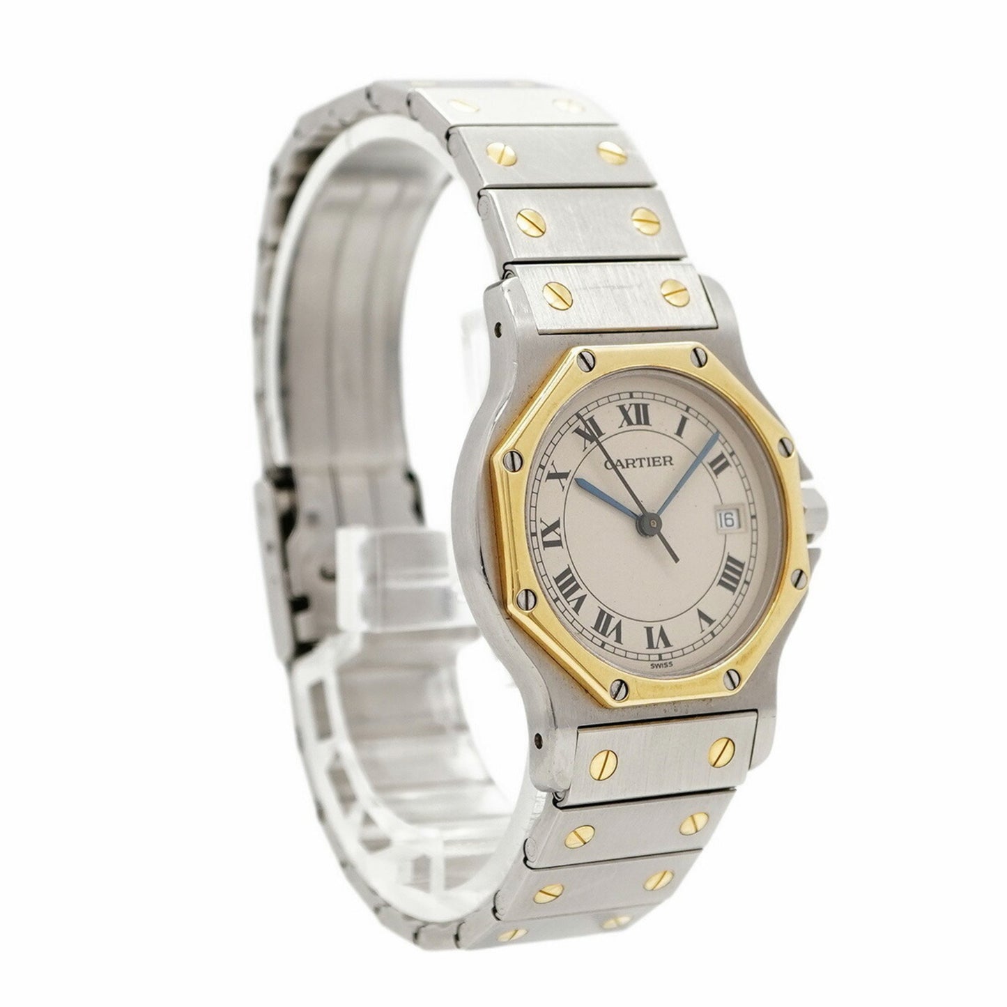Cartier Santos Octagon W2001583 Ivory Dial