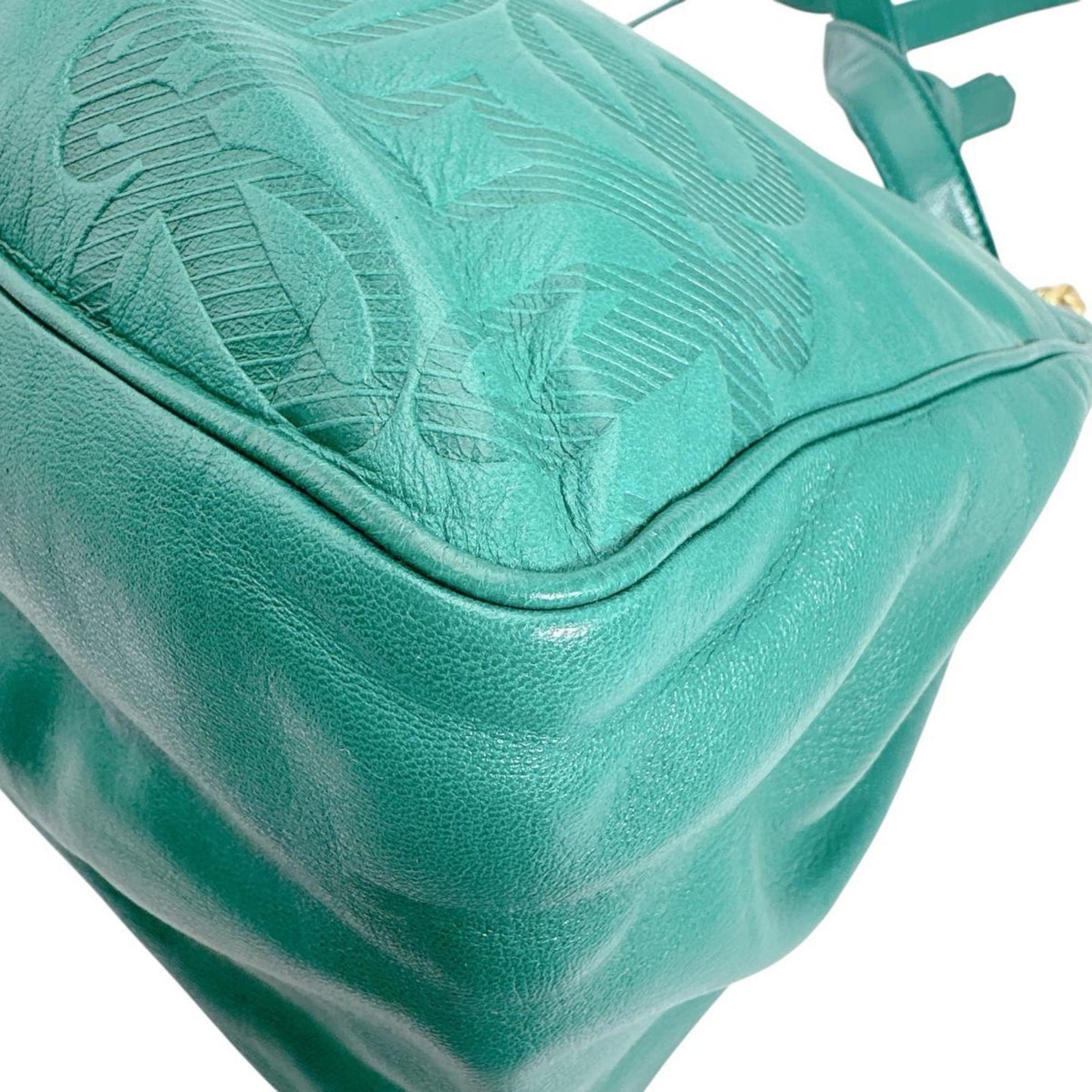 Loewe Anagram Leather One-Shoulder Bag 1846 Green