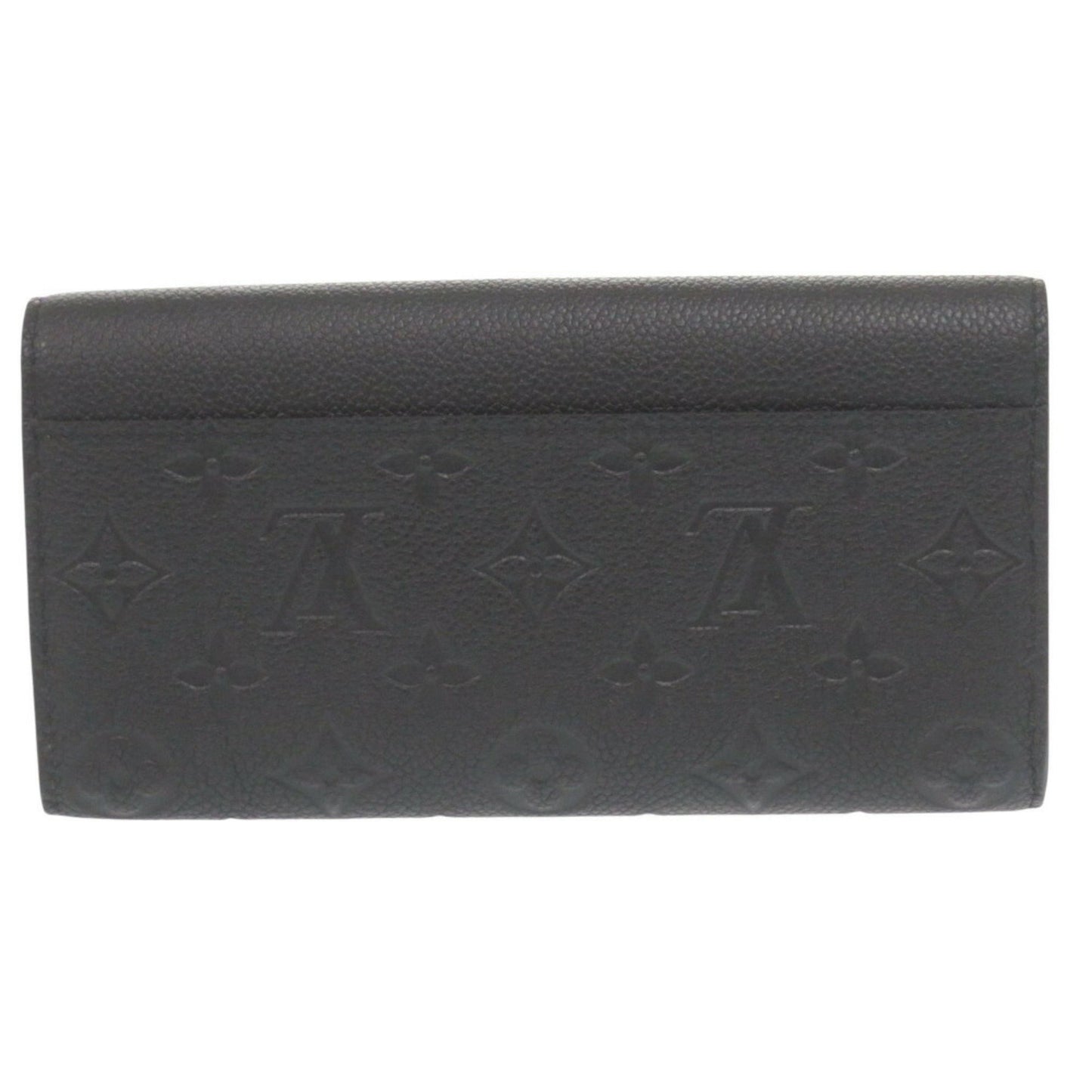 Louis Vuitton Portefeuille Sarah Monogram Empreinte Black M61182 Ic Chip Long Wallet Lv 1742Louis
