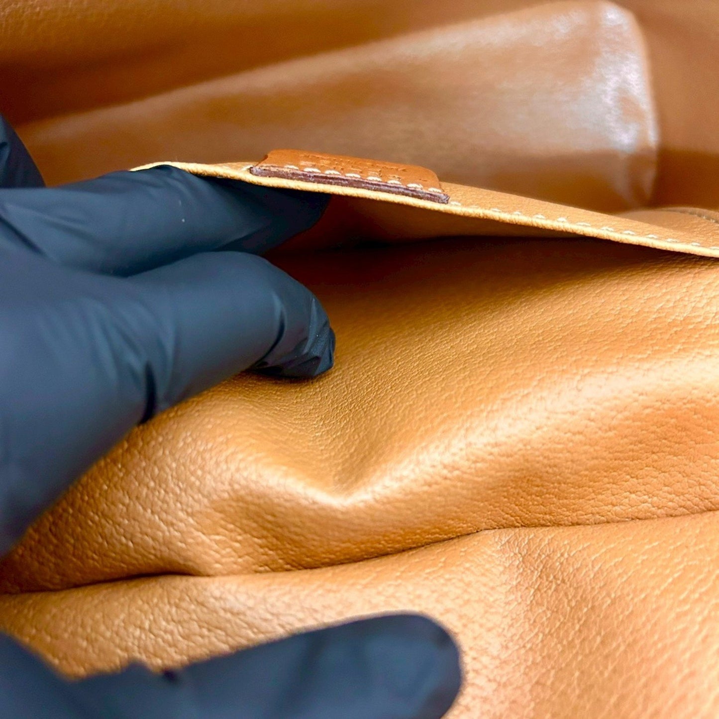 Celine Macadam Blason Triomphe Pattern Circle Logo Leather 2-Way Handbag/Shoulder Bag Brown 56170