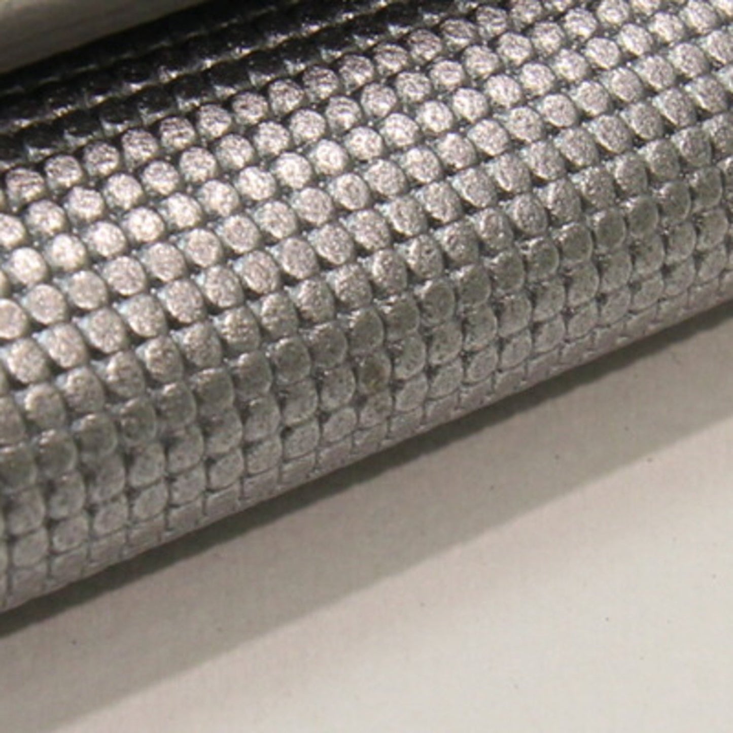 Fendi 6-Ring Key Case 8Ap079 Silver Leather