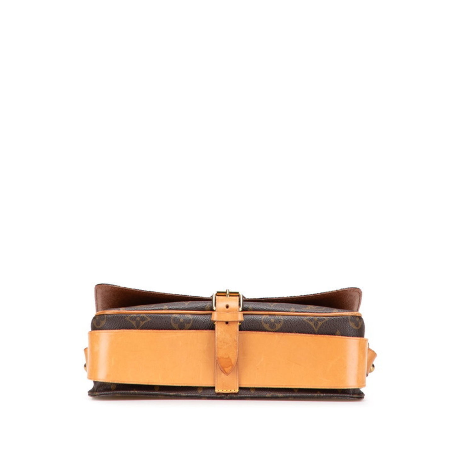 Louis Vuitton Monogram Cartesiere Gm Crossbody Shoulder Bag M51252 Brown Leather