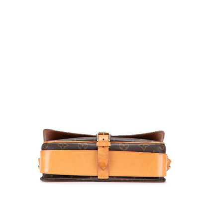 Louis Vuitton Monogram Cartesiere Gm Crossbody Shoulder Bag M51252 Brown Leather