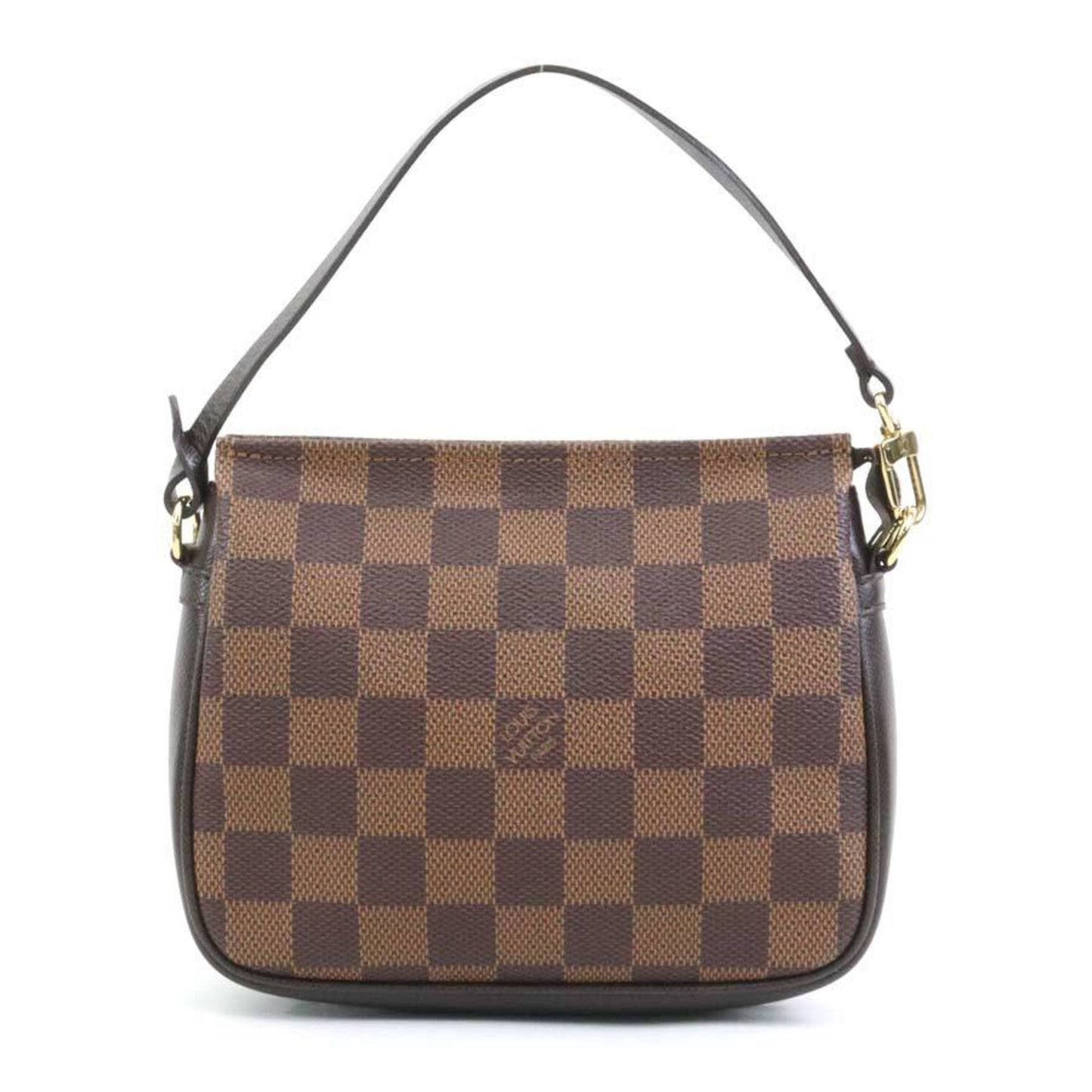 Louis Vuitton Damier Truth Makeup Handbag In Canvas And Ebene Leather