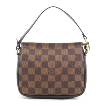 Louis Vuitton Damier Truth Makeup Handbag In Canvas And Ebene Leather