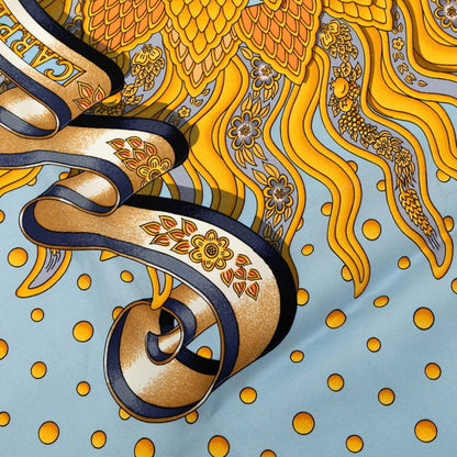 Hermes Herms Carr 90 Carpe Diem "Enjoy Today" Scarf