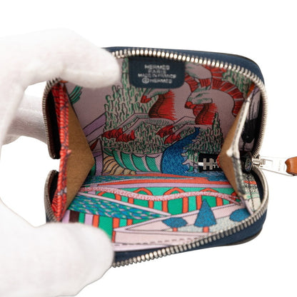 Herms Azap Silkin Compact Wallet/Coin Case