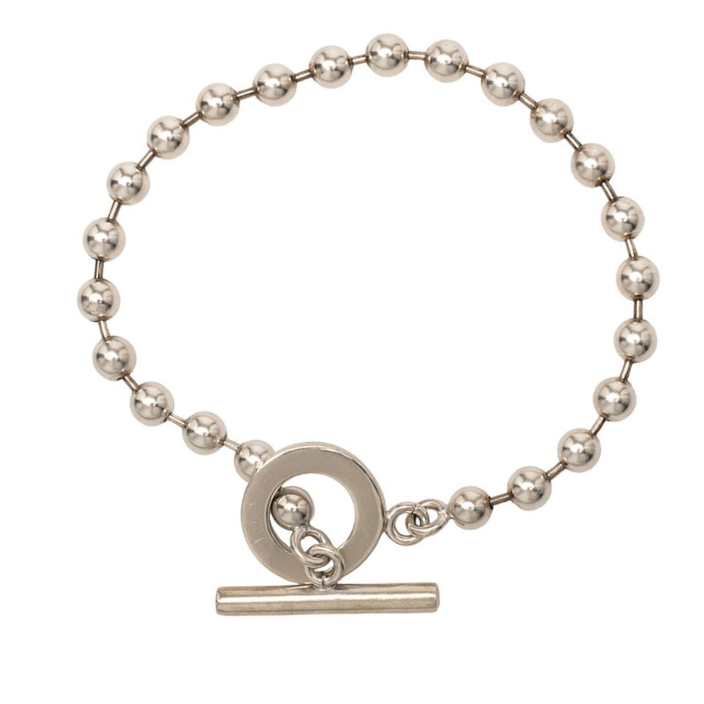 Gucci Ball Chain Bracelet In Sv925 Silver