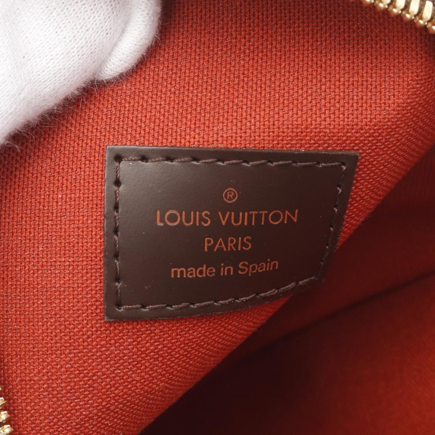 Louis Vuitton Louis Vuitton Pochette Ganjou Damier Ebene Waist Bag Body Coated Canvas Leather