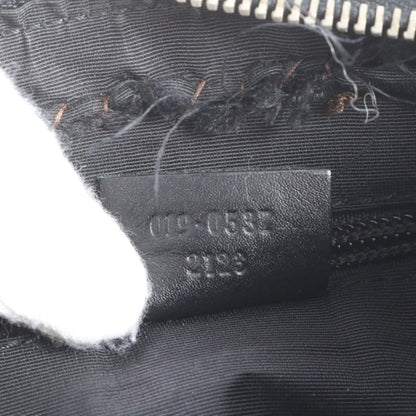 Gucci Gg Canvas 019-0537 Leather Shoulder Bag