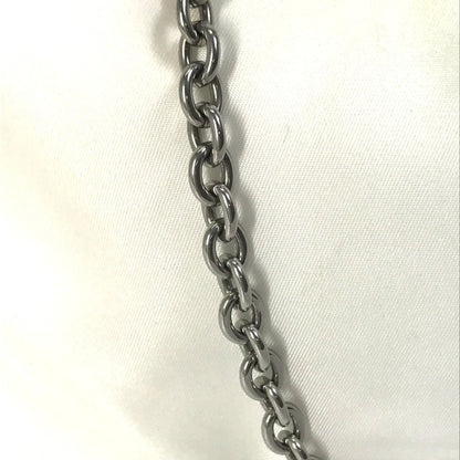 Prada 1Bh204 Triangle Logo Triangle Logo Plate Chain