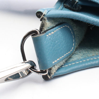 Hermes Herms Evelyn 3 Trois Pm Shoulder Bag In Blue Jean