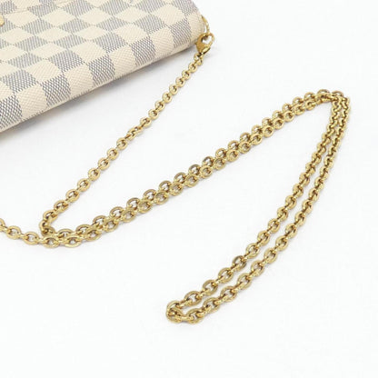 Louis Vuitton Damier Azur Pochette Felicie N63106 Shoulder Bag