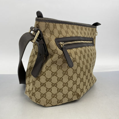 Gucci Gg Canvas Shoulder Bag 388930 Brown