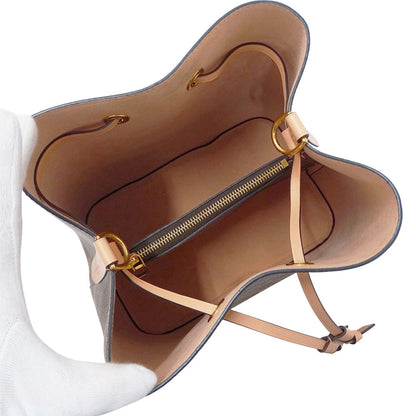 Louis Vuitton Neonoe Venus Damier Canvas Shoulder Bag (Brown/Pink) N40198