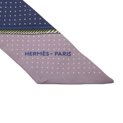 Herms Twilly "Les Voitures A Transformation" Folding Carriage Scarf