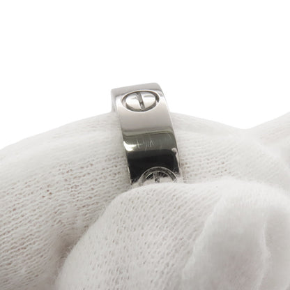 Cartier Love Ring Classic Model 18K White Gold Size 53 B4084753 B4084700