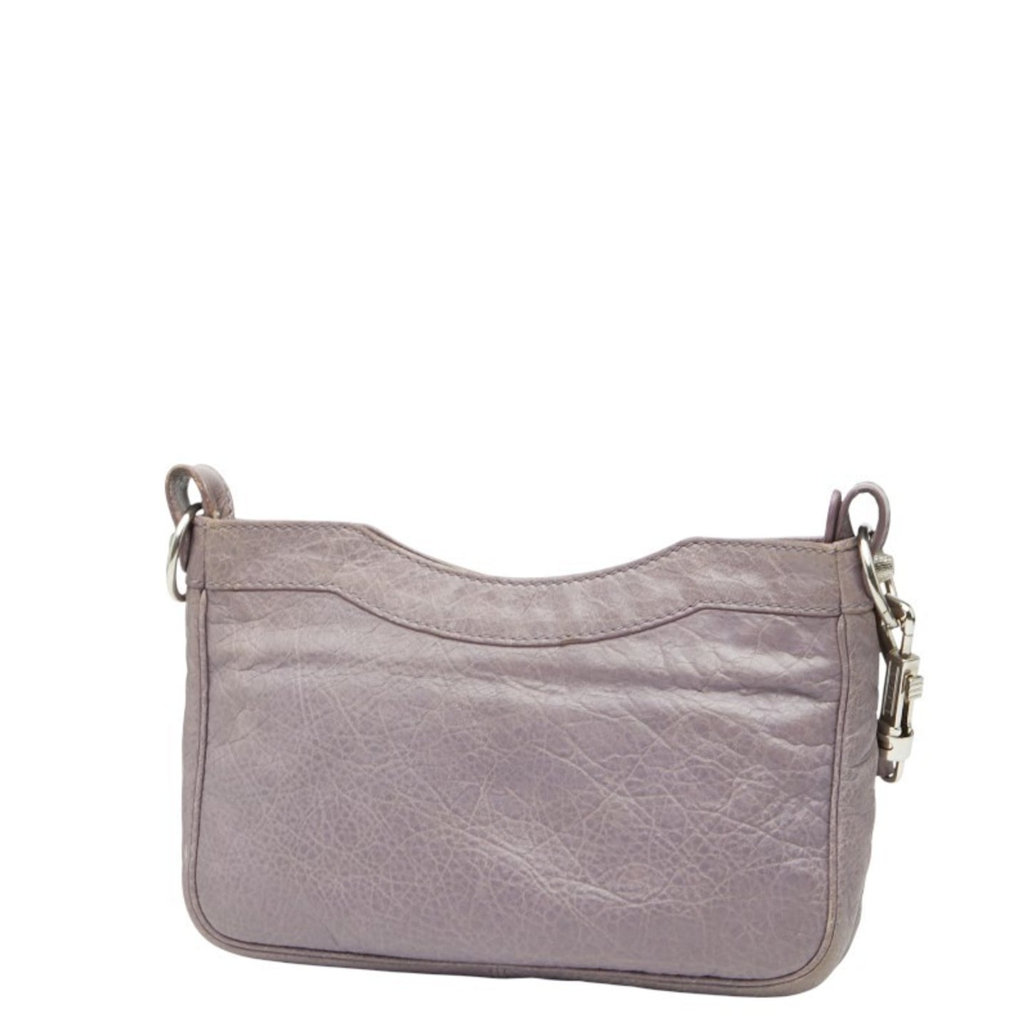 Balenciaga Giant Hip Shoulder Bag 237203 Purple Leather