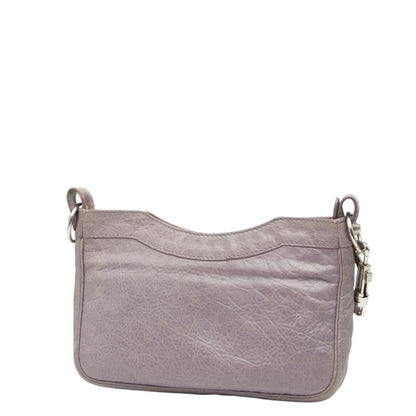 Balenciaga Giant Hip Shoulder Bag 237203 Purple Leather