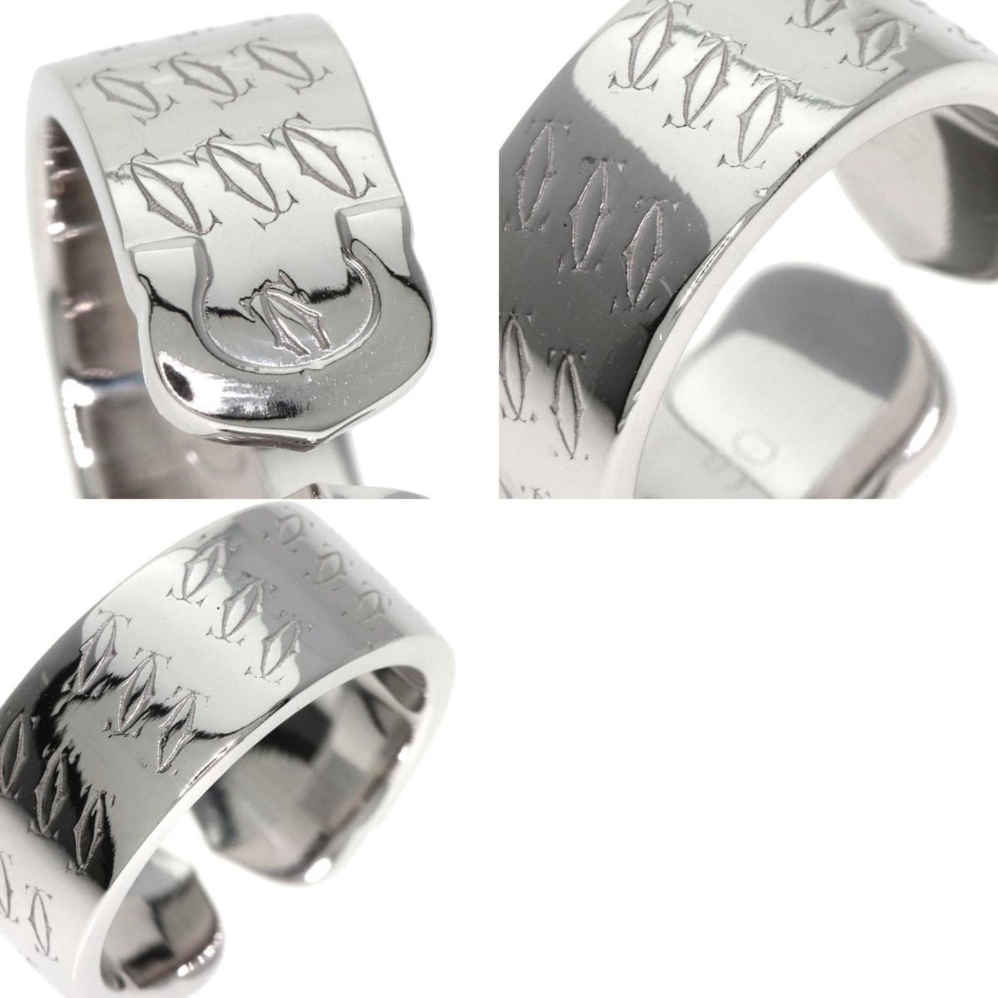 Cartier C2 2000 Limited Edition #50 Ring In 18K White Gold