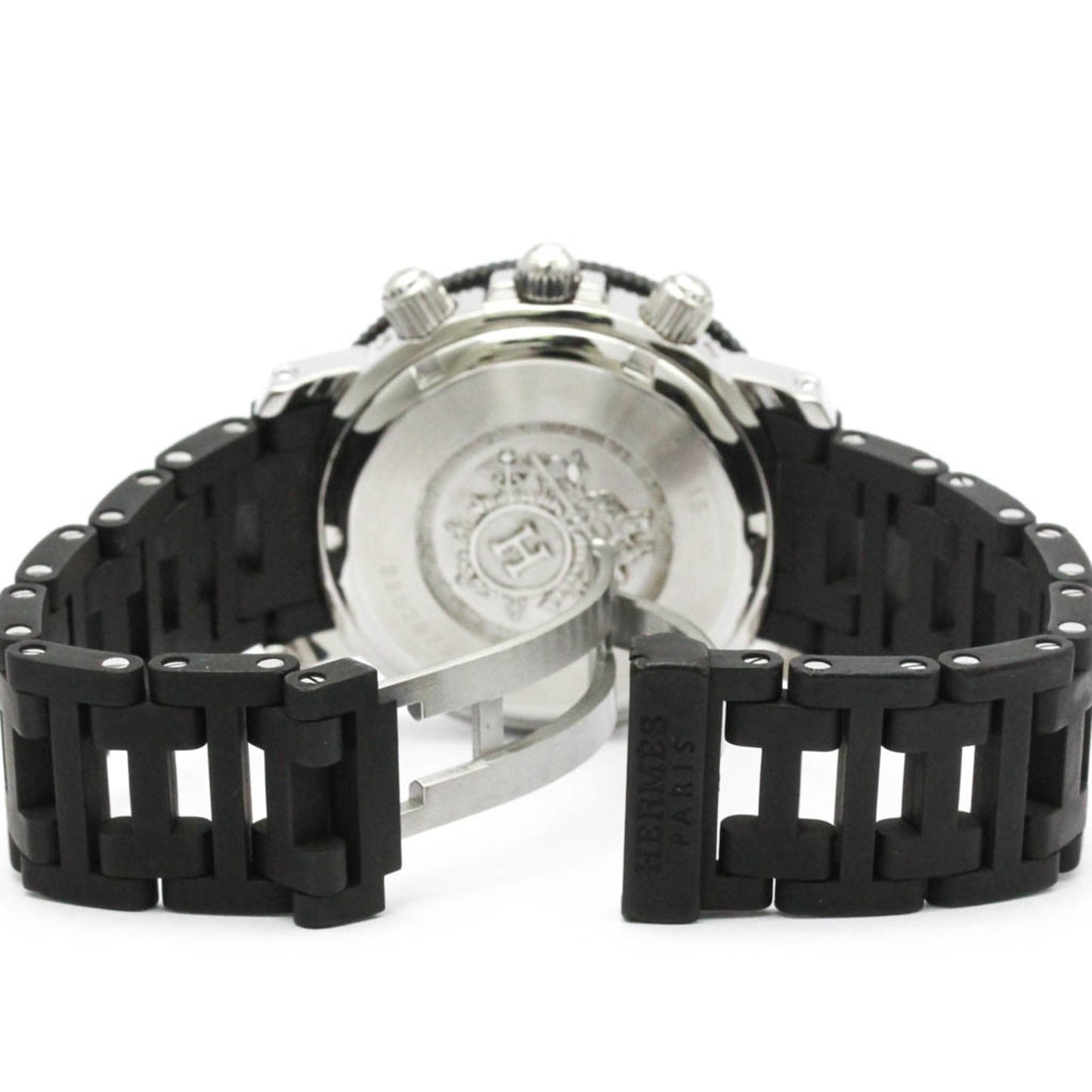 Hermes Clipper Diver Steel Rubber Quartz