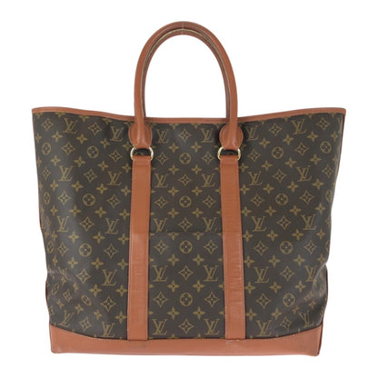 Louis Vuitton Vintage Monogram Sac Weekend Gm Brown With Gold Hardware