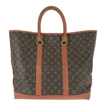 Louis Vuitton Vintage Monogram Sac Weekend Gm Brown With Gold Hardware