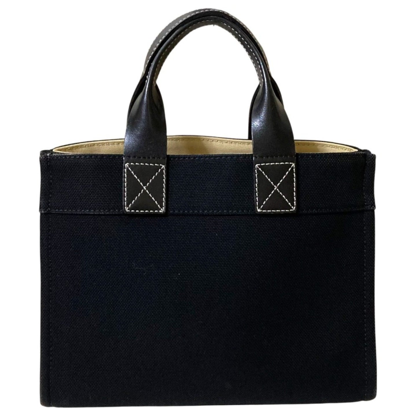 Burberry Blue Label Canvas Tote Bag Black
