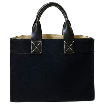 Burberry Blue Label Canvas Tote Bag Black