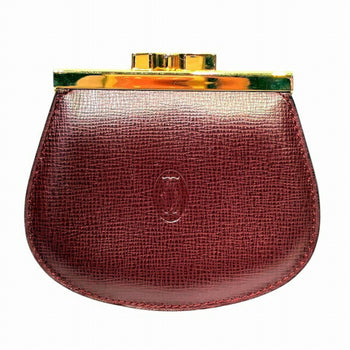 Cartier Must Line Bordeaux Wallet/Coin Case