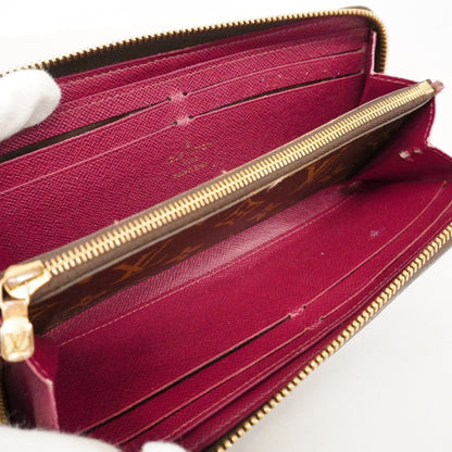 Louis Vuitton Monogram Portefeuille Clemence Long Wallet M60742 Fuchsia