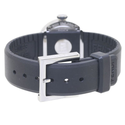 Fendi Boosra F802211 8010L Stainless Steel X Rubber Black