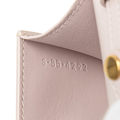 Celine Triomphe Chain Shoulder Bag In Pink Leather