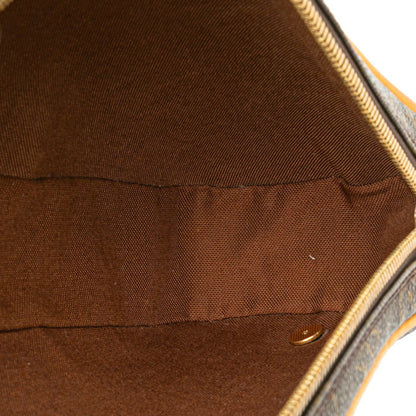 Louis Vuitton Monogram Pochette Ganju Body Bag/Waist Bag M51870 Brown Pvc Leather
