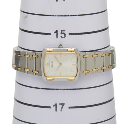 Seiko Credor Watch 2F70-5600 Quartz Silver Dial Stainless Steel Plated