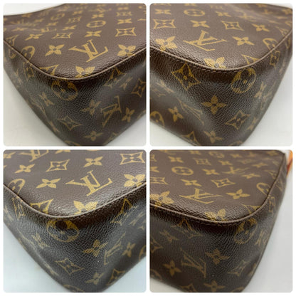Louis Vuitton Looping Mm M51146 Monogram Canvas Brown Handbag