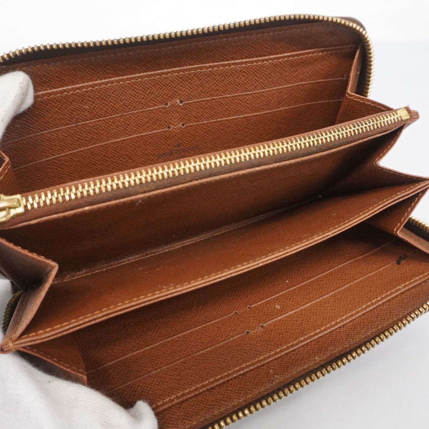 Louis Vuitton Monogram Zippy Wallet M60017 Brown