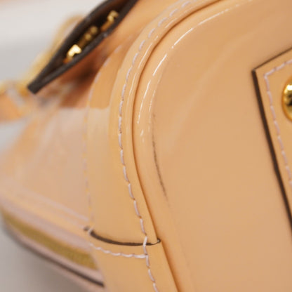 Louis Vuitton Vernis Alma Bb Handbag M50415 Rose Ballerine 2-Way Bag