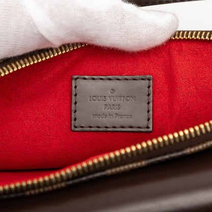 Louis Vuitton Damier Twice Shoulder Bag N48259 Brown Leather