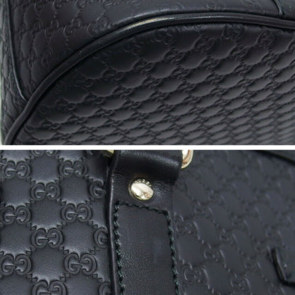 Gucci Micro Guccissima Shoulder Bag Black
