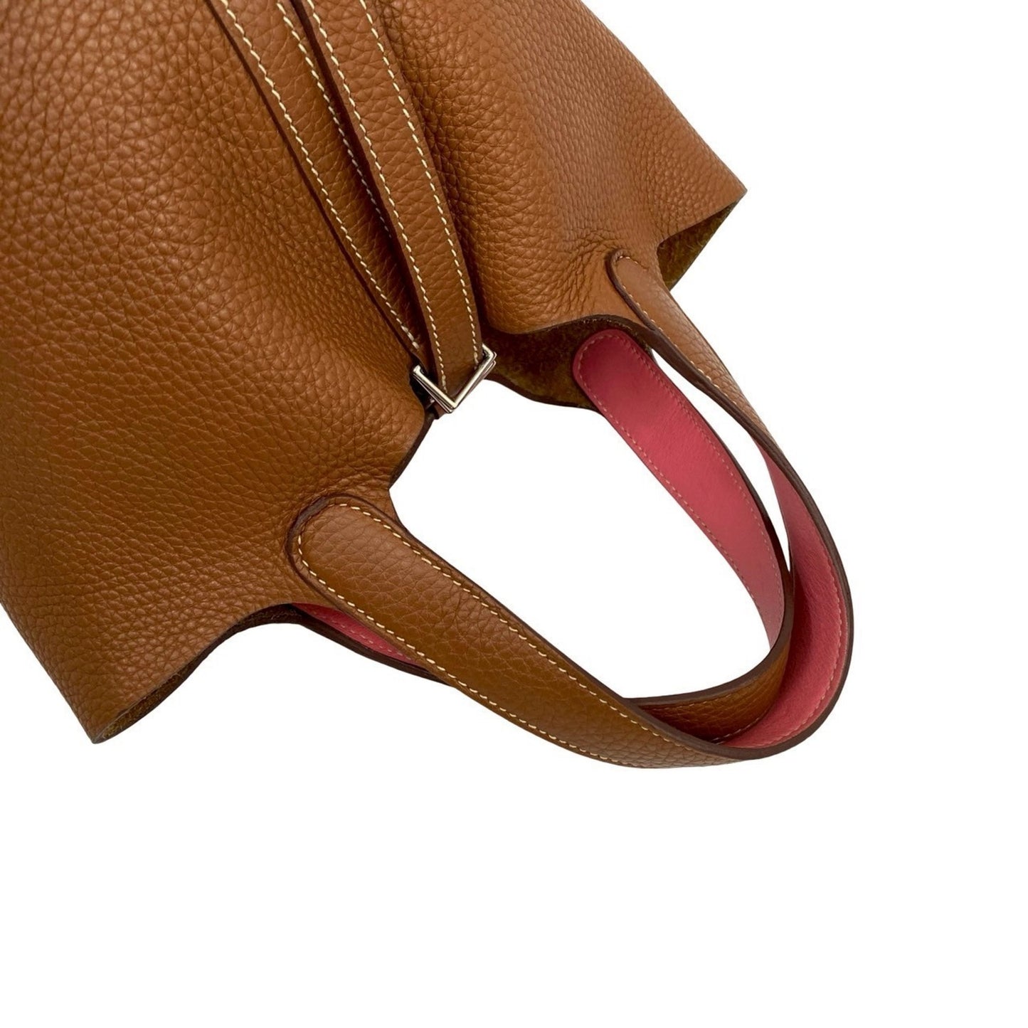 Hermes Herms Picotin Lock Pm Eclat Taurillon Clemence Swift Leather Handbag