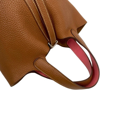 Hermes Herms Picotin Lock Pm Eclat Taurillon Clemence Swift Leather Handbag